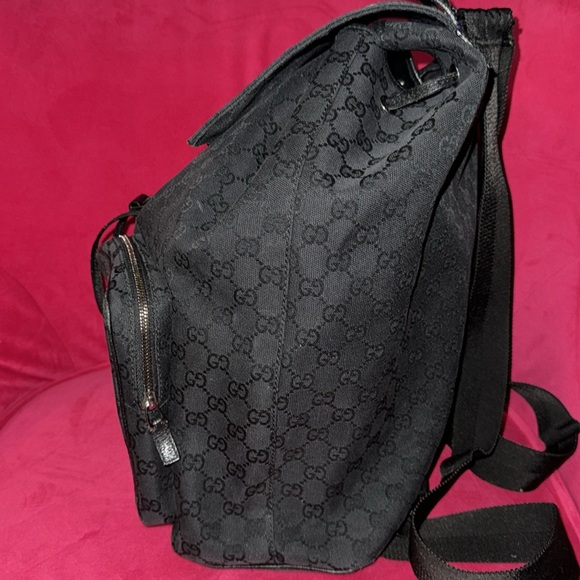 Gucci signature GG large Jackie backpack rucksack travel bag school bag - Picture 7 of 16